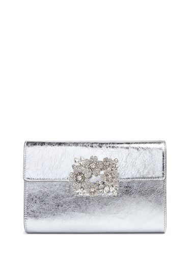 Clutch Mini Flap Bouquet Strass - ROGER VIVIER - Modalova