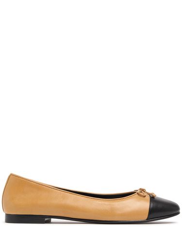 Mm Hohe Ballerinas Aus Leder - TORY BURCH - Modalova