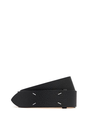 Mm Leather Belt - MAISON MARGIELA - Modalova