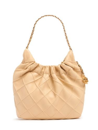 Bolso Mini Fleming Hobo De Piel - TORY BURCH - Modalova