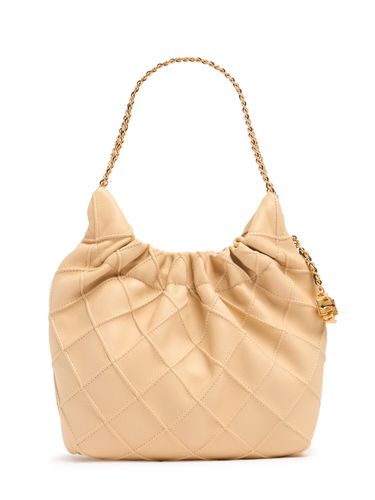 Borsa Mini Fleming Hobo In Pelle - TORY BURCH - Modalova