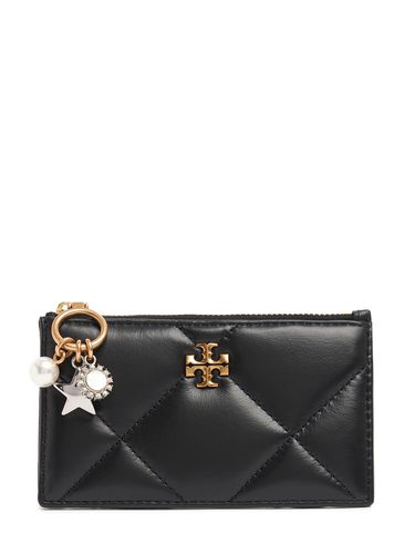 Porta Carte Kira Charm Diamond Trapuntato Con Zip - TORY BURCH - Modalova