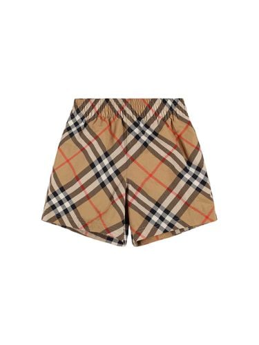 Check Print Shorts - BURBERRY - Modalova