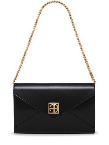 Elly High-shine Leather Clutch - ANINE BING - Modalova