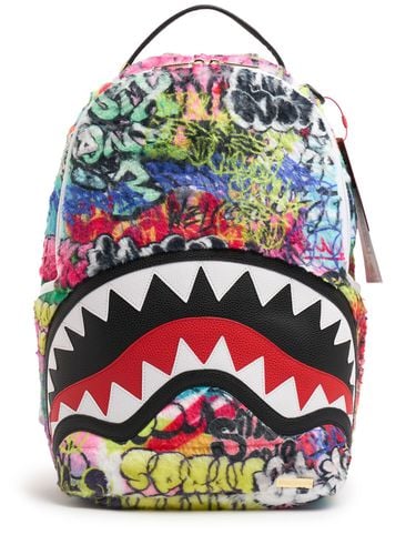 Mochila Graffiti De Pelo Sintético - SPRAYGROUND - Modalova