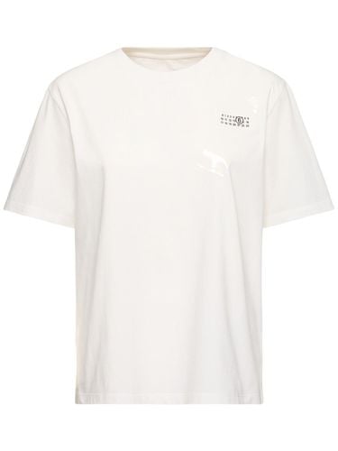 Camiseta De Algodón De Jersey - MM6 MAISON MARGIELA - Modalova