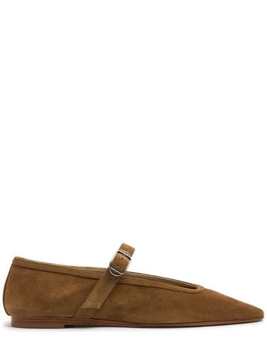 Mm Suede Mary Jane Ballet Flats - LE MONDE BERYL - Modalova