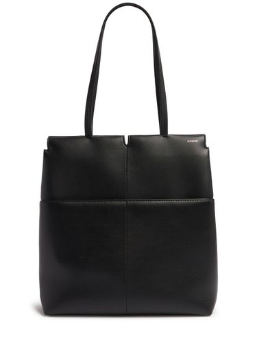 N/s Snip Smooth Leather Tote Bag - BURBERRY - Modalova