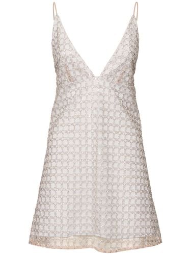 Lorina Beaded A-line Mini Dress - ROTATE - Modalova