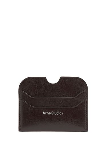 Large Elmas Shiny Leather Card Holder - ACNE STUDIOS - Modalova