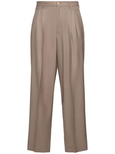 Signature Pleated Wool Pants - MAGLIANO - Modalova