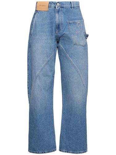 Jeans De Denim De Algodón - JW ANDERSON - Modalova