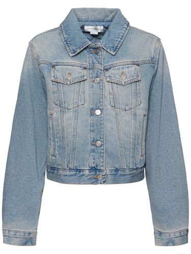 Padded Denim Twill Jacket - VICTORIA BECKHAM - Modalova