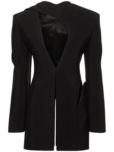 Heavy Fluid Suiting Long Jacket - MUGLER - Modalova