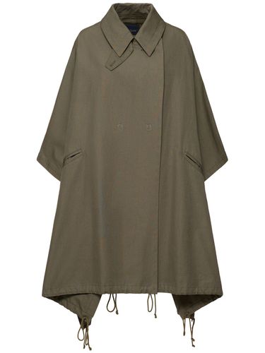 Trench De Lona De Algodón - YOHJI YAMAMOTO - Modalova