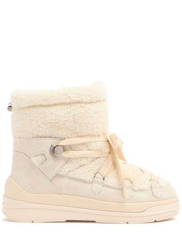 Botas De Nieve De Ante - MONCLER - Modalova