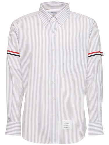 Camicia In Cotone - THOM BROWNE - Modalova