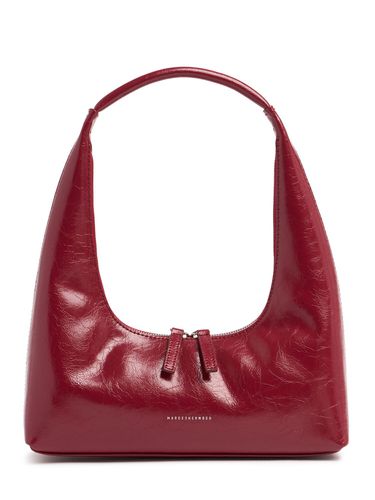 Borsa Hobo In Pelle Craclé - MARGESHERWOOD - Modalova