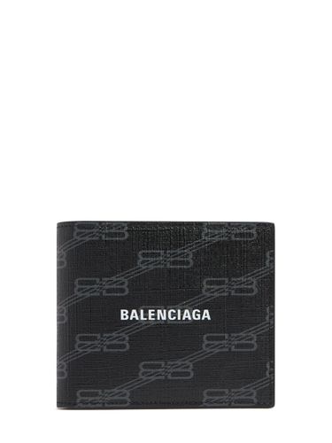 Cartera De Piel Sintética Con Logo Estampado - BALENCIAGA - Modalova