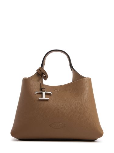 Bolso De Piel Con Asa Superior - TOD'S - Modalova