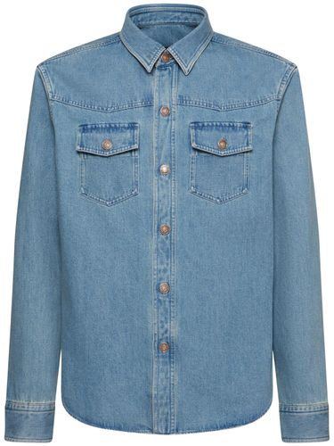 Chaqueta De Denim De Algodón Lavado - TOM FORD - Modalova