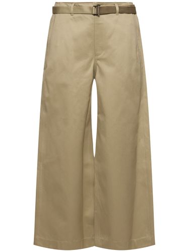 Cotton Chino Pants - SACAI - Modalova