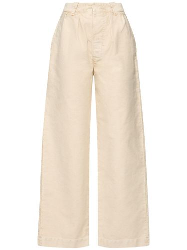 Pantalones Anchos De Algodón - MAISON MARGIELA - Modalova