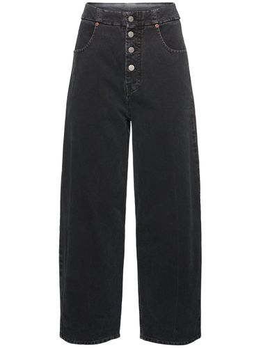 Jeans Rectos De Talle Alto - MM6 MAISON MARGIELA - Modalova