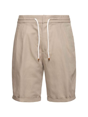 Cotton & Linen Bermuda Shorts - BRUNELLO CUCINELLI - Modalova