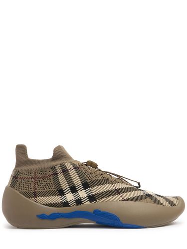 Sneakers Neptune Check De Punto - BURBERRY - Modalova