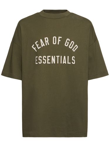 Camiseta De Algodón Jersey - FEAR OF GOD ESSENTIALS - Modalova