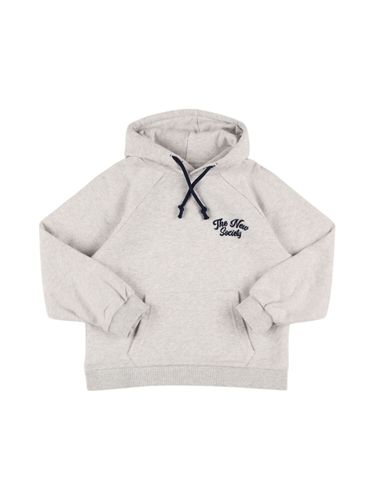 Embroidered Cotton Sweatshirt Hoodie - THE NEW SOCIETY - Modalova