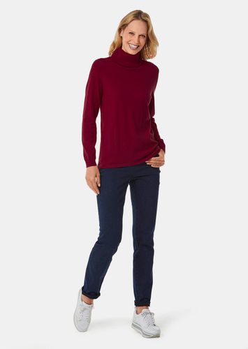 Trendiger Rollkragenpullover - bordeaux - Gr. 20 von - Goldner Fashion - Modalova