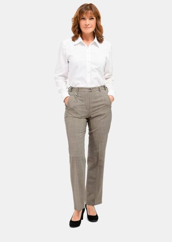 Trevira-Schurwollhose ANNA - taupe / melange - Gr. 195 von - Goldner Fashion - Modalova