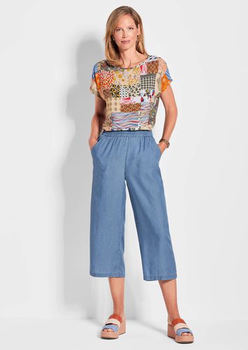 Bequeme Culotte in verkürzter Länge - hellblau - Gr. 19 von - Goldner Fashion - Modalova