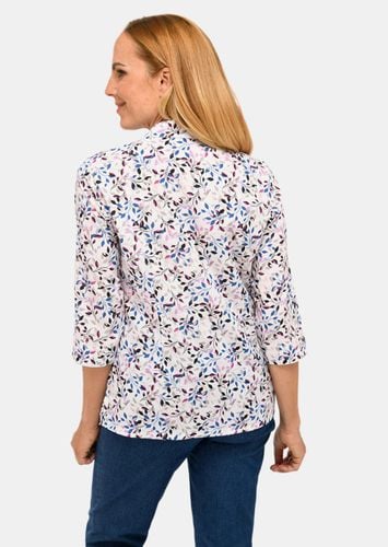 Wunderschöne Bluse mit floralem Druck - cremeweiß - Gr. 19 von - Goldner Fashion - Modalova