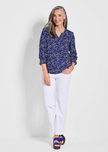 Bluse - royalblau / marine / gemustert - Gr. 21 von - Goldner Fashion - Modalova