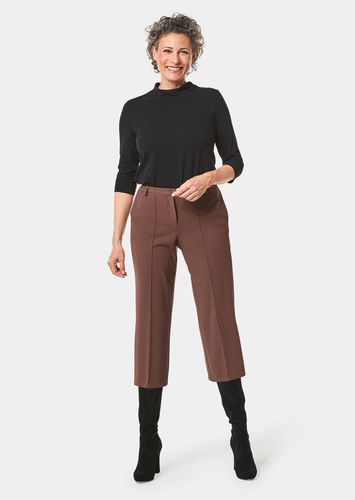 Bequeme Culotte mit streckender Biese - camel - Gr. 19 von - Goldner Fashion - Modalova