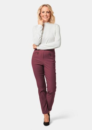 Wärmende Schlupfhose LOUISA in knitterarmer Ware - bordeaux - Gr. 235 von - Goldner Fashion - Modalova