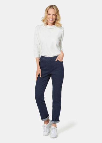 Stretchbequeme Thermo-Jeans LOUISA mit kuscheliger Innenseite - marine - Gr. 19 von - Goldner Fashion - Modalova