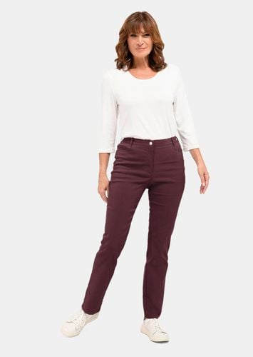 Perfekte Super-Stretch-Hose CARLA - bordeaux - Gr. 195 von - Goldner Fashion - Modalova