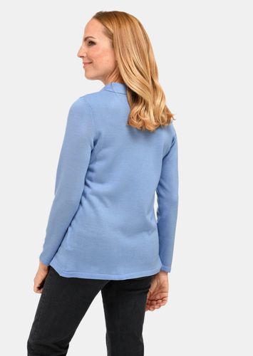 Unkomplizierter Pullover mit Polokragen - hellblau - Gr. 20 von - Goldner Fashion - Modalova