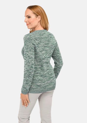 Pullover mit Glanzgarn - salbei / melange - Gr. 20 von - Goldner Fashion - Modalova