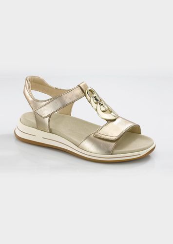 Sandalen mit Schmuckdetail  - goldfarben / metallic - Gr. 39 von - Goldner Fashion - Modalova