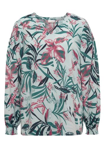Wunderschöne Bluse mit floralem Druck - salbei / gemustert - Gr. 19 von - Goldner Fashion - Modalova