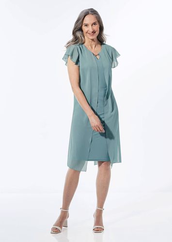 Kleid - graugrün - Gr. 19 von - Goldner Fashion - Modalova