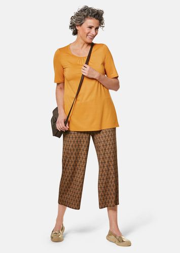 Zeitloses Shirt mit modernem Raffdetail - honig - Gr. 19 von - Goldner Fashion - Modalova