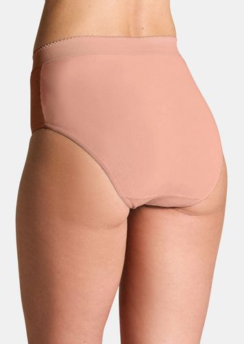 Baumwoll-Bauchwegslip im Mehrfachpack - haut - Gr. 36 von - Goldner Fashion - Modalova