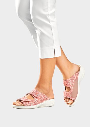 Pantolette mit Stretcheinsatz - rosé / bunt - Gr. 36 von - Goldner Fashion - Modalova