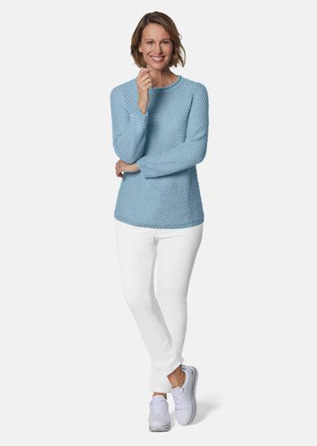 Pullover mit schönem Ajourmuster - mint - Gr. 19 von - Goldner Fashion - Modalova